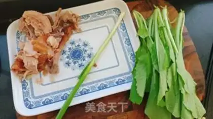 Make Duck stand fan, cabbage soup step 0