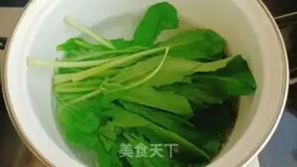 Make Duck stand fan, cabbage soup step 1