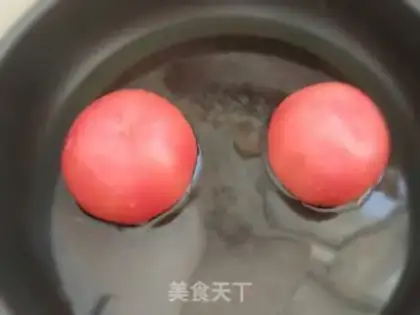 Make Tomato tofu step 1