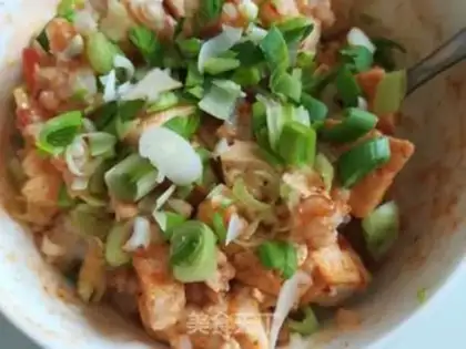 Make Tofu-covered rice step 2
