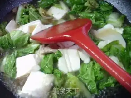 Make Meatloaf tofu soup step 6