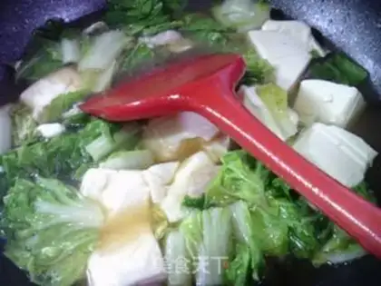 Make Meatloaf tofu soup step 9