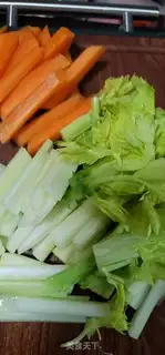 Make Celery makes black wood carrots step 3