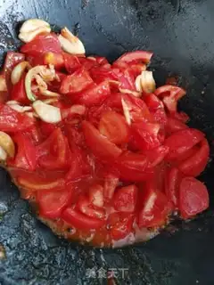 Make Tomato egg knife step 4