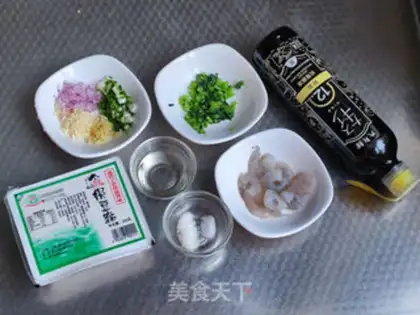 Make Shrimp tofu step 0
