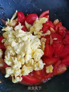 Make Tomato egg knife step 5