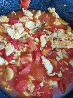 Make Tomato egg knife step 7