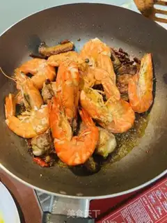 Make Spicy chops, shrimp step 7
