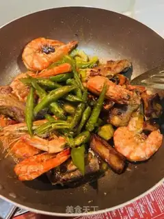 Make Spicy chops, shrimp step 9