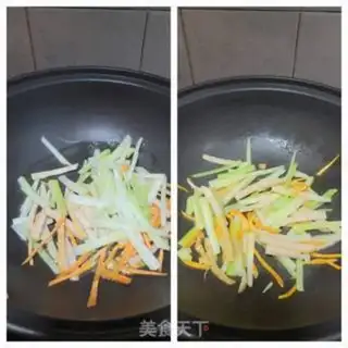 Make Meatloaf celery noodles step 3