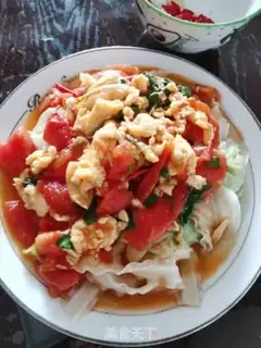 Make Tomato egg knife step 11