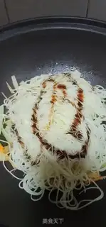 Make Meatloaf celery noodles step 5