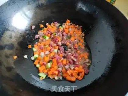 Make Carrot cucumber beef step 1