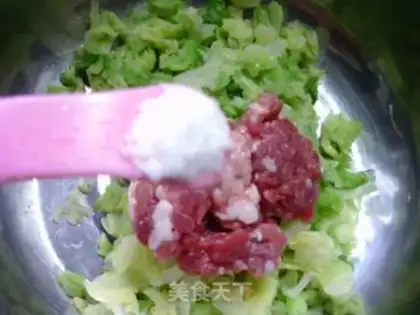 Make The meat and corn step 7