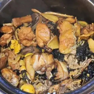 Make A chicken with herbs step 16