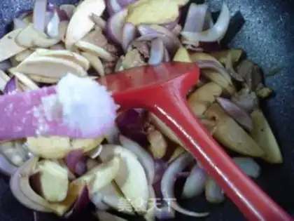 Make Meatloaf onions step 8
