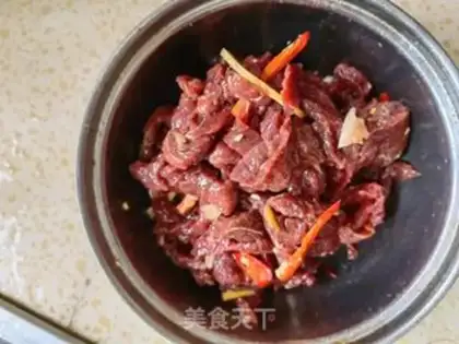 Make Pepper beef step 4