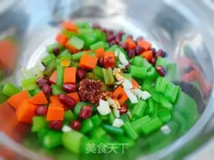 Make Celery peanuts step 3