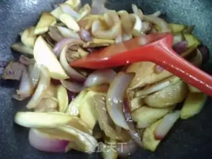Make Meatloaf onions step 10