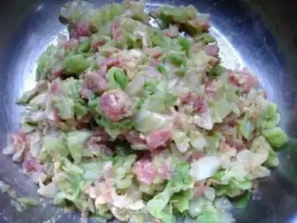 Make The meat and corn step 12