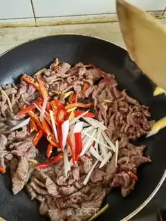 Make Pepper beef step 9