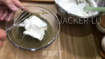 Make Sesame on tea and cream step 7