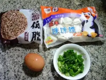 Make Fryed eggs, chubby noodle step 0