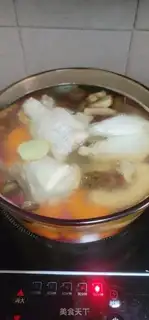 Make A deer, mushroom-porn chicken broth step 8