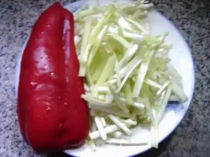 Make Paprika soybeans step 1