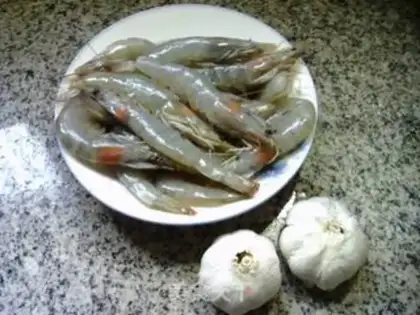 Make Garlic shrimp tail step 0