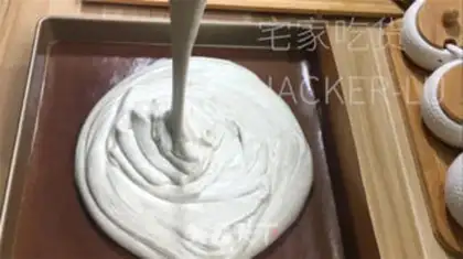 Make Sesame on tea and cream step 11