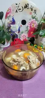 Make A deer, mushroom-porn chicken broth step 11