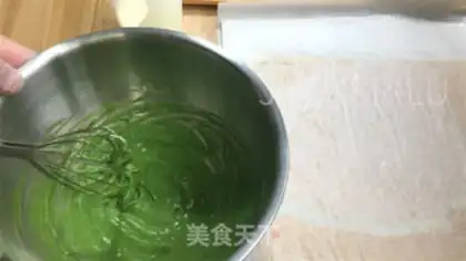 Make Sesame on tea and cream step 18