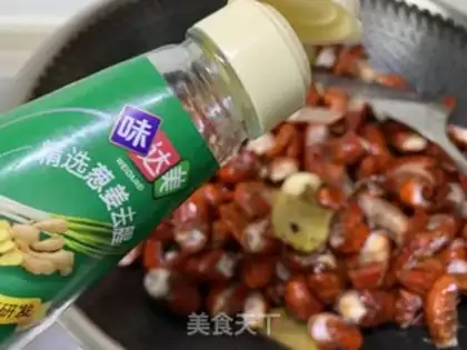 Make Red burning lobster tail step 3