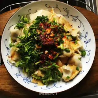 Make Dry lamb dumplings step 8