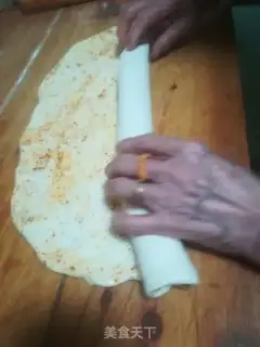 Make Spicy roll step 2