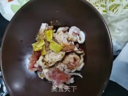 Make Bean bean noodle step 2