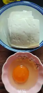 Make Quaffle egg tofu soup step 0