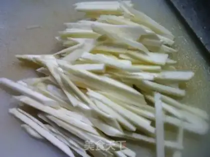 Make Spicy white sea ribbons step 3