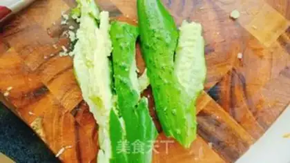 Make Pork ears, cucumbers step 1