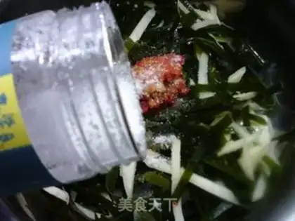 Make Spicy white sea ribbons step 8