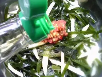 Make Spicy white sea ribbons step 9
