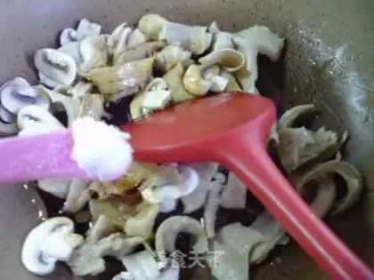 Make Mushroom noodles step 6