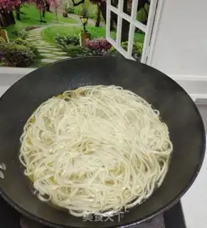 Make Breakfast egg noodles step 8