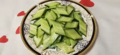 Make The cucumbers are dry step 0