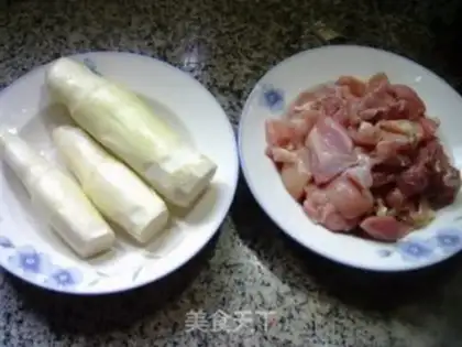 Make Chicken leg and white step 0