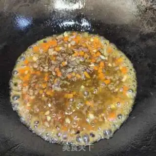 Make Meat and powdered rice step 8