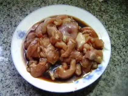 Make Chicken leg and white step 4