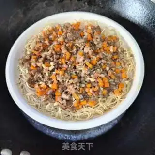 Make Meat and powdered rice step 9