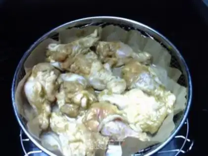 Make Air-fried salt chicken wings step 8